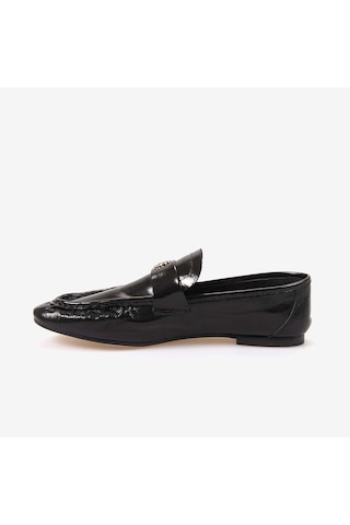 Hawen Angels Kadın Enjeksiyon Kösele Loafer 61145 Siyah