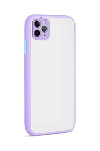 Apple Uyumlu iPhone 11 Pro Max Kılıf Zore Hux Kapak Lila