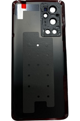Oneplus 9 Pro Uyumlu Arka Kapak Pil Kapağı Kamera Camlı Gümüş Çok Renkli