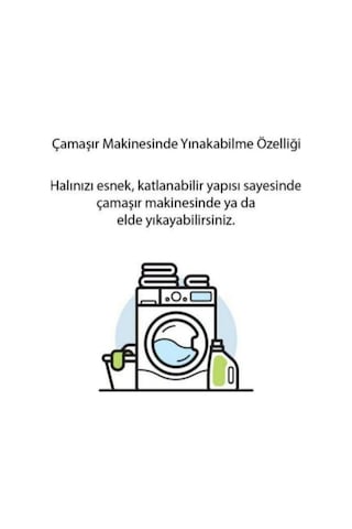 Aslan Home Kahverengi Klasik Yıkanabilir Kaymaz Dört Mevsimlik Salon, Banyo, Balkon, Genç Odası Kesme Yolluk Kahverengi
