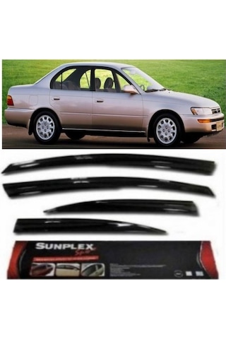 Toyota Corolla Uyumlu 1992-1998 Sunplex 4Lü Cam Rüzgarlığı
