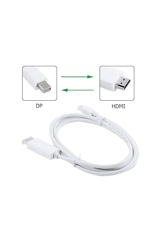 MacBook Uyumlu Mini Displayport Thunderbolt To Hdmi Kablo Çevirici 5Metr