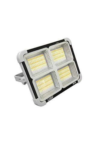 Cata Ct-4698 Solar Projektör 200w Şarjlı Led Projektör Ip65 3 Renk Modlu Dimmerli Işık