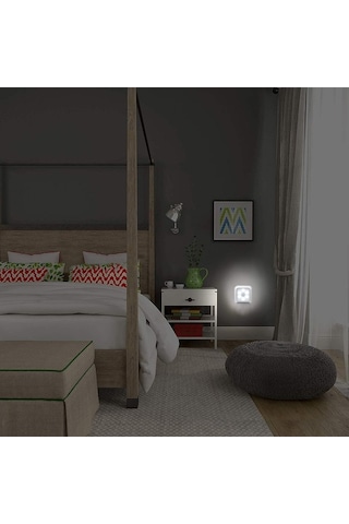 Besthome1 Hareket Sensörlü Gece Lambası, Dolap/koridor İçin, 5m Mesafe, 120 Açı, Manyetik/takma/çimento Montaj, Gümüş Kasa Isın Gümüş