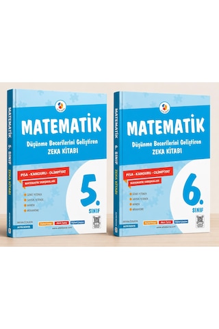 Altın Nokta Yayınları 5. Ve 6. Sınıf Altın Beyin Matematik Düşünme Becerilerini Geliştirme Zeka Kitabı Seti 2 Kitap