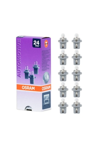 Osram 24 Volt Soketli Gösterge Ampulü 1.2W - 10 Adet