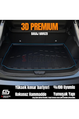 S-dizayn Hyundai Ionıq 6 3d Pro Bagaj Havuzu 2024 Üzeri A+ Kalite