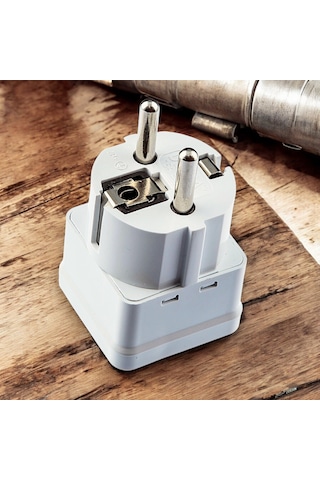 Tek-iş Seyahat Adaptörü Türk Erkek Fişli Universal Ingiliz Amerikan Fiş Çevirici Priz Dönüştürücü
