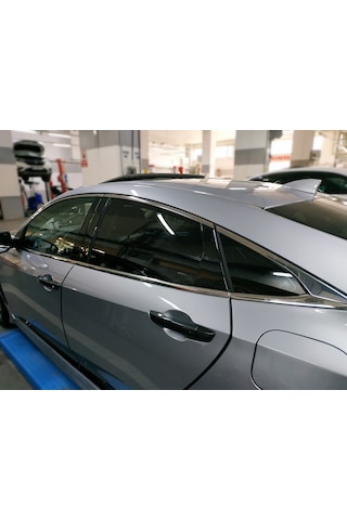 Honda Civic Fc5 Kapı Direk Kaplama - Piano Black