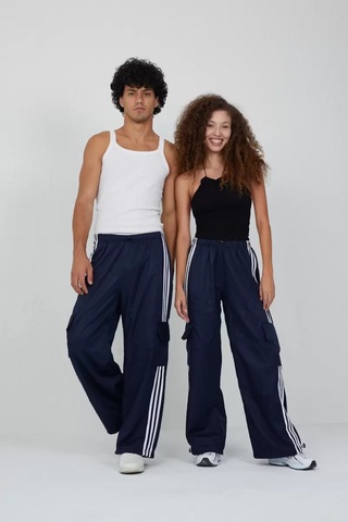 Paradise Unisex Üç Şerit Cargo Eşofman Altı Lacivert