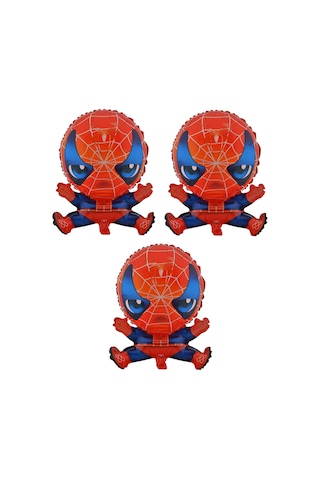 Spiderman 3 Adet Büyük Boy 41cmx56cm Folyo Balon (Helyum) No:5
