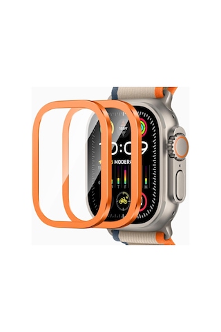 Apple Watch Uyumlu Ultra 1/2/3 49mm High Glass Kolay Cam Ekran Koruyucu