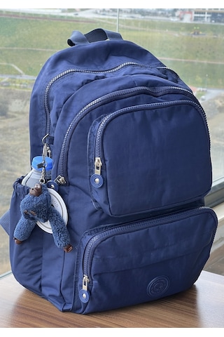 Nemo Group Sırt Çantası Lacivert Krinkıl Kumaş Suya Dayanıklı Lacivert