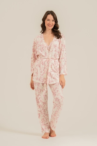 Arnetta Kadın Roses Krem Braletli Pijama Takımı Ar3746-s-v1 Ar3746-s-v1 Pembe