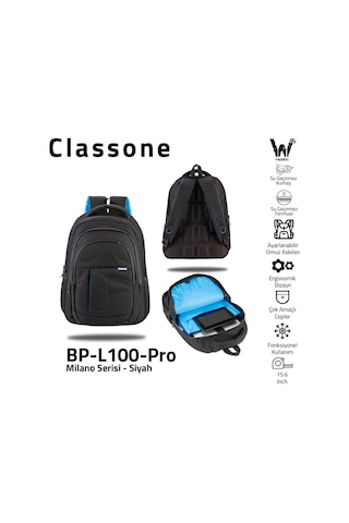 Classone Milano BP-L100-PRO Notebook Çantası