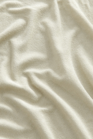 2'li Havlu Dokulu Yastık Kılıfı Seti 50 X 70 Fermuarlı Yumuşak Terry Kumaş Naturel Bej