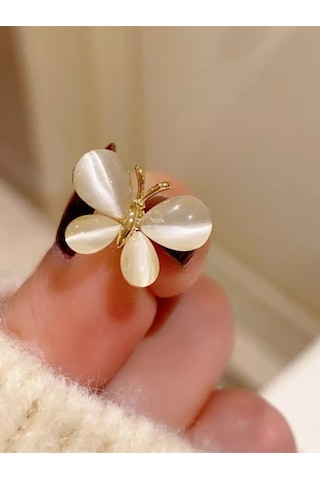 Olfil Broş-mini Kelebek Işıltıyla Opalı 232275793 Altın Rengi