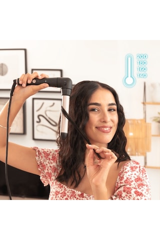 Surf Care Multiwaves Çok Başlıklı Saç Maşası Siyah