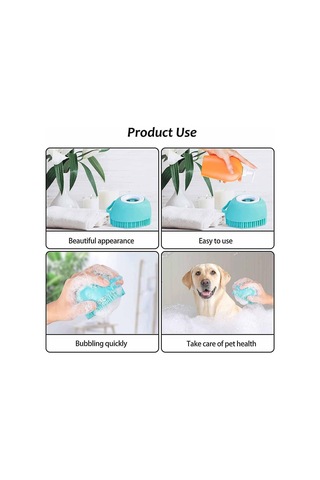 Köpek Kedi Banyo Fırçası Yumuşak Silikon Köpek Kauçuk Banyo Fırça