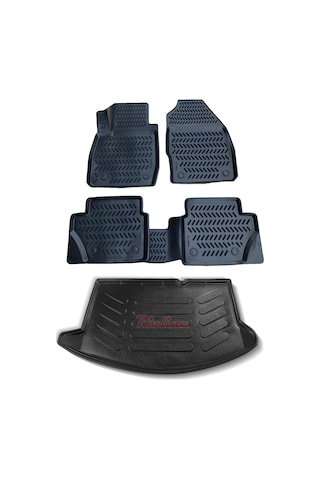 Ford Fiesta 2009-2016 Arası 3D Paspas Ve Bagaj Havuzu Seti