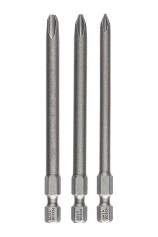 Ekstra Sert Tornavida Ucu Seti, 3 Parça Ve 89 Mm Uzunlukta