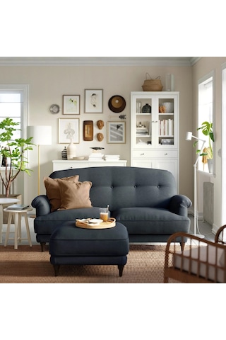Ikea Antrasit Rahat Kanepe - 2'li Kanepe