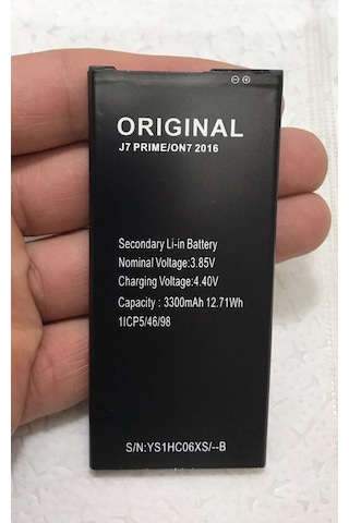 Samsung Uyumlu Galaxy J7 Prime Batarya Pıl 3300Mah Batarya
