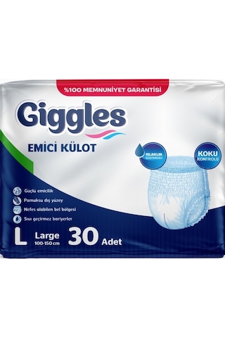Giggles Hasta Bezi Yetişkin Emici Külot L-büyük 60 Adet 2pk 30 L