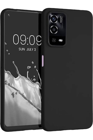 Oppo A55 4g Kılıf Esnek Yapılı İnce Slim Silikon Kapak Ryc/premier Siyah
