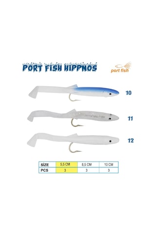 Portfish Hippnos 5,5cm Raglou Silikon Yem