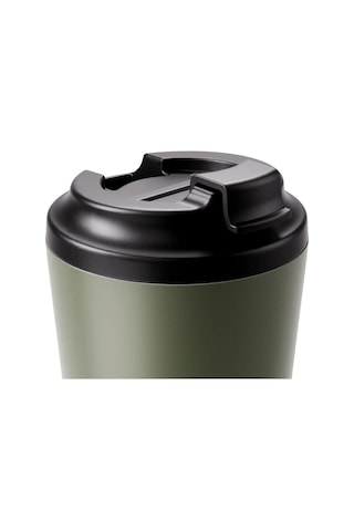 Made By Fressko Camino Yeniden Kullanılabilir Kahve Bardağı, Yalıtımlı Termal Kupa, 340 Ml, Haki