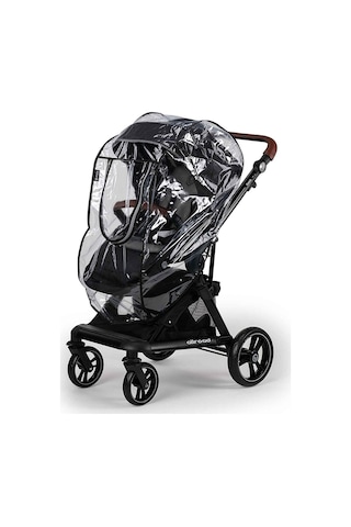 Fermuarlı Ultra Lüks Bebek Arabası Yağmurluğu Bütün Bebek Arabal Şeffaf