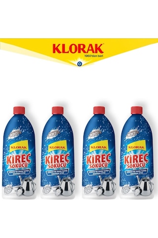 Kireç Sökücü 750 Ml 4 Adet 4'lü Set