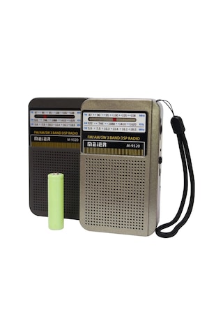 Meier M-9320 Şarjlı Fm Am Sw 3 Bandlı Cep Radyosu