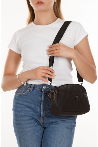 Newish Polo Kadın Çapraz Askılı Omuz Çantası New235 - Siyah
