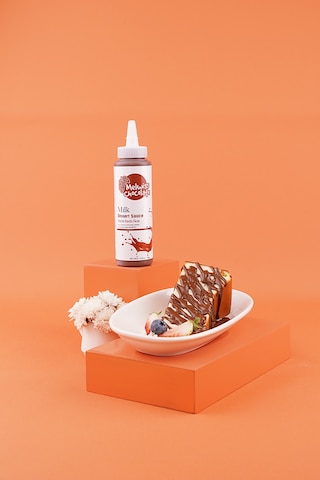 Melwiss Chocolate Sütlü Çikolata Sosu - Waffle Krep Pankek Sosu 330 G
