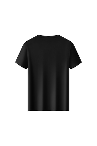 New Performance Premium Basic T-shirt 75.9% Pamuk 24.1% Polyester Siyah