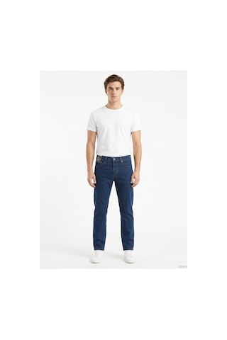 Levi's 505 Regular Fit Likralı Esnek Kumaş Klasik Erkek Jean Pantolon--soft Düz Lacivert-- Kot Mavi