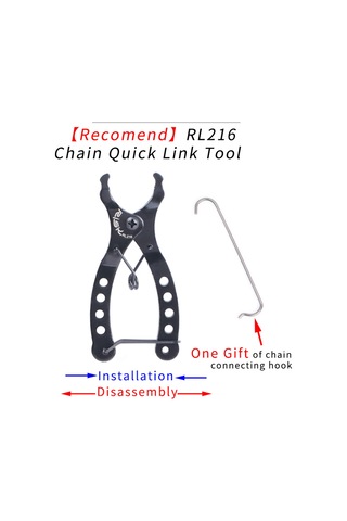 Mtb Bisiklet Mini Çelik Zincir Hızlı Bağlantı Kurulum Aracı Çok Renkli