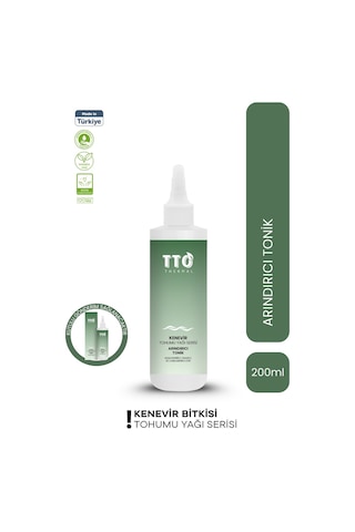Tto Thermal Kenevir Bitkisi Tohumu Yağı Arındırıcı Tonik 200 ML