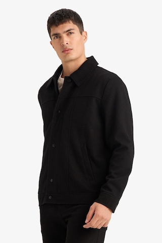 Defacto Regular Fıt Polo Yaka Çıtçıtlı Mont F8504ax26spbk27 Siyah-bk27