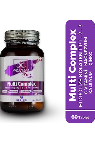 Provega Platin Multi Complex Hidrolize Kolajen 60 Tablet