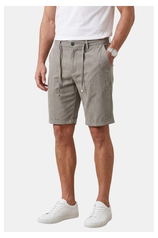 Deep Sea Deepsea Vizon Slim Fit Likralı Çizgi Dokulu Beli Lastikli İpli Erkek Şort Kapri 2601743