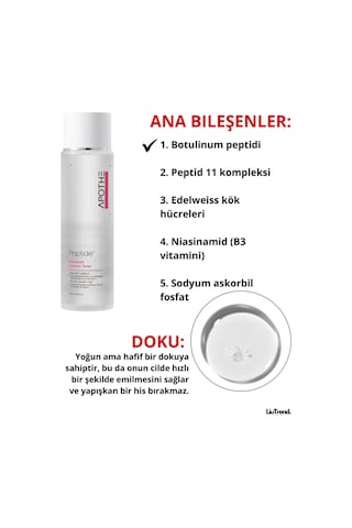 Apothe Peptide 11 Botulinum Ess. Toner 250 Ml Botulinli Peptid Toner Özü