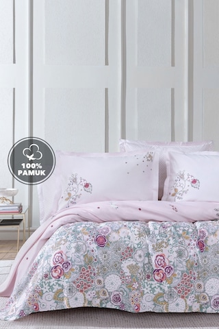 Yataş Torres Tek Kişilik %100 Pamuk Pike Takımı - Açık Pembe