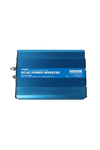 Carspa Lexron 12 Volt 220 Volt Çevirici 2000 Watt Tam Sinüs İnvertör