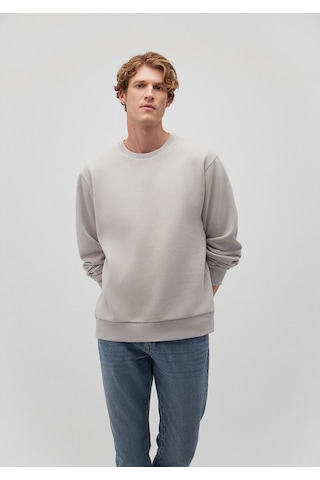 Mavi - Bisiklet Yaka Gri Basic Sweatshirt 0s10276-81582 Gri