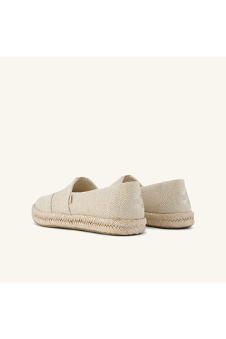 10023022 Champagne Glimmer Terlik Kadın 10023022 Toms Alpargata Rope 2.0 Champagne Glimmer Slub Can