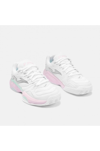Joma Tm10ls2632c Master 1000 Kadın Toprak Kort Tenis & Padel Ayakkabısı Beyaz Pembe