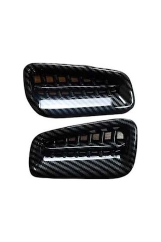 Honda Cıvıc Fe1 Uyumlu 2022+Üst Menfez Kaplama Karbon